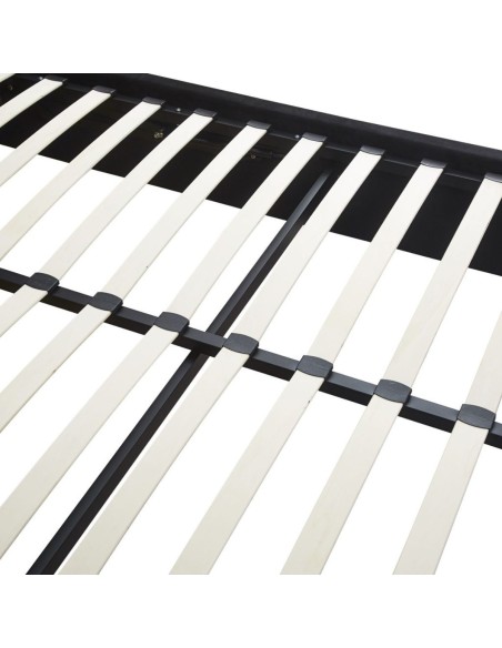 Madison 4FT6 Ottoman Bedframe - Black  Velvet Fabric