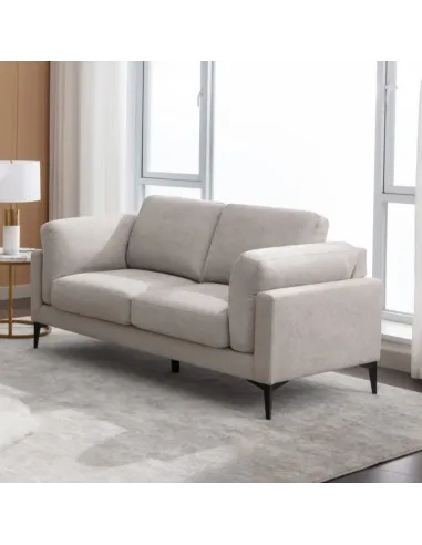 Rupert 3+2 Fixed Sofa Suite - Light Grey