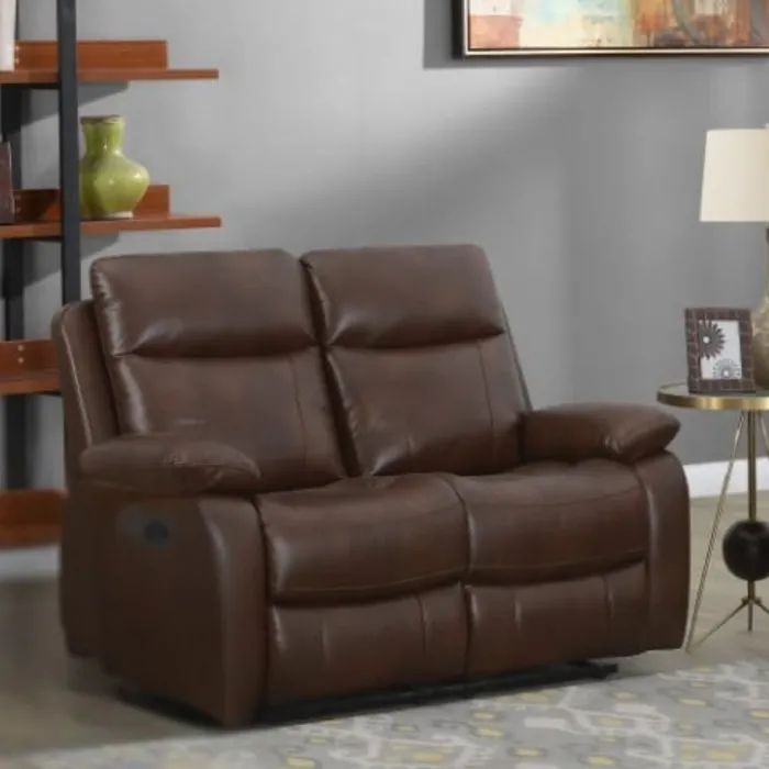 Cambridge 3+2 Manual Recliner Sofa Set - Tan Leathaire