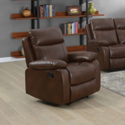 Cambridge 3+1+1 Manual Recliner Sofa Set - Tan Leathaire
