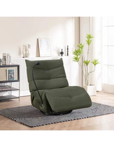 Linx Swivel Recliner chair - Green