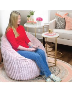 Chillax Cord Beanbag - Pink