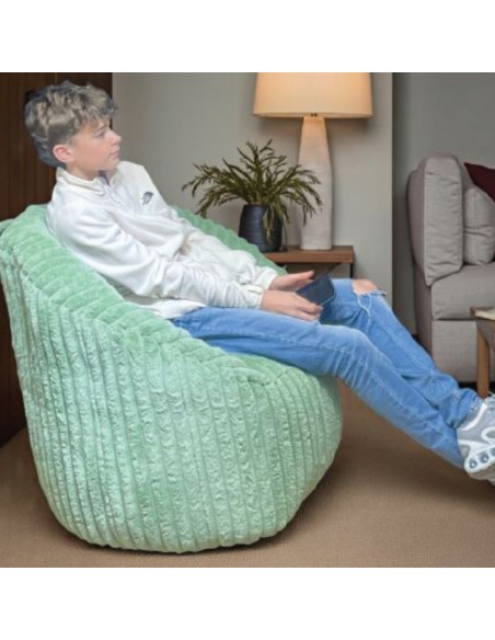 Chillax Cord Beanbag - Green