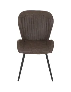 Quebec Dining Chair - Brown PU 2