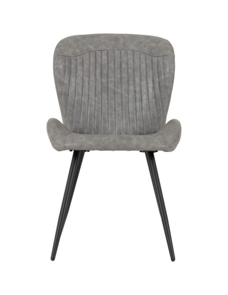 Quebec Dining Chair - Grey PU