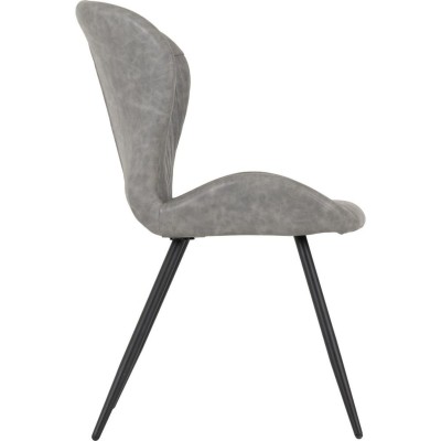 Quebec Dining Chair - Grey PU