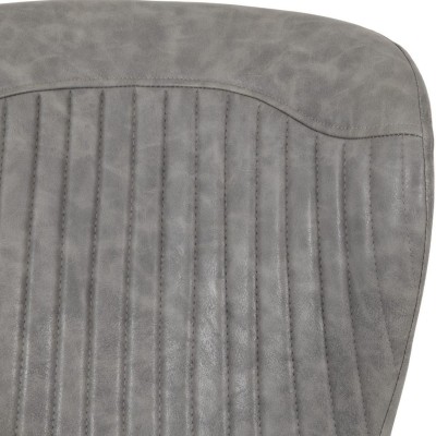 Quebec Dining Chair - Grey PU