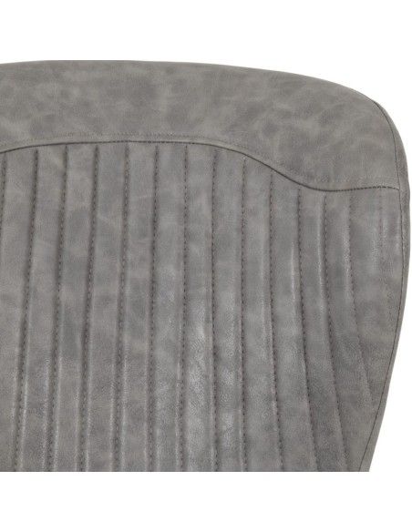 Quebec Dining Chair - Grey PU