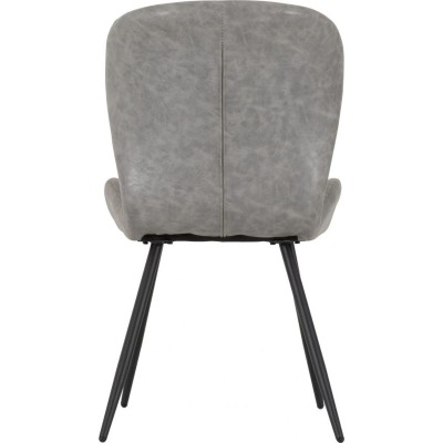 Quebec Dining Chair - Grey PU