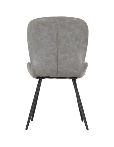 Quebec Dining Chair - Grey PU