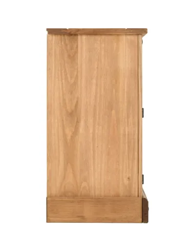 Corona 2 Door 5 Drawer Sideboard - Distressed Waxed Pine