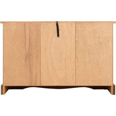Corona 2 Door 5 Drawer Sideboard - Distressed Waxed Pine