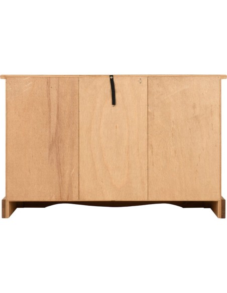 Corona 2 Door 5 Drawer Sideboard - Distressed Waxed Pine