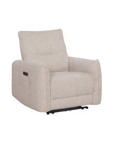 Miro Electric Recliner Armchair - Brown/Beige