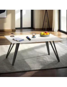 Marlow Coffee Table - White Marble Effect