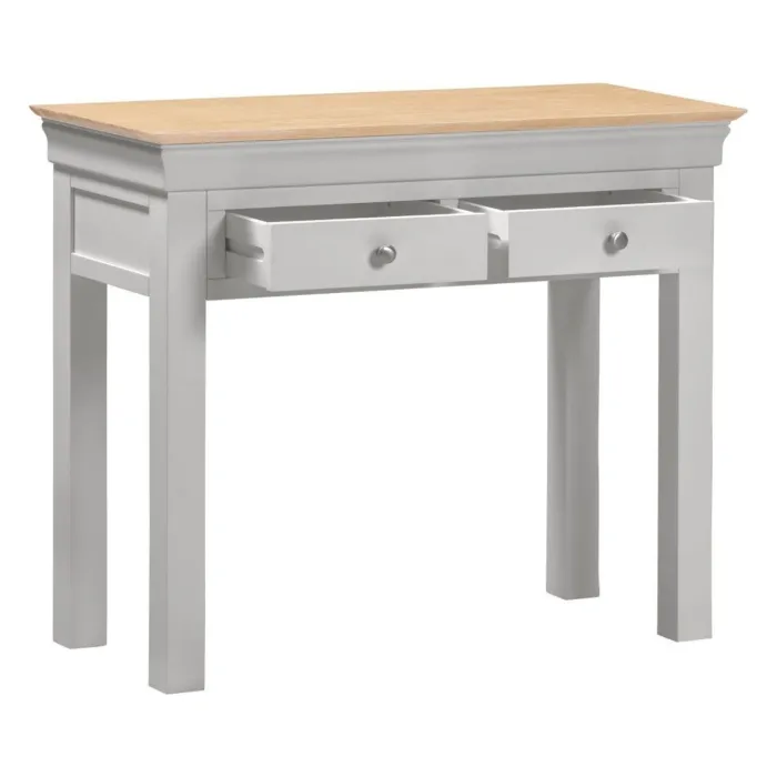 Bordeaux Console Table - Pebble Grey/Oak