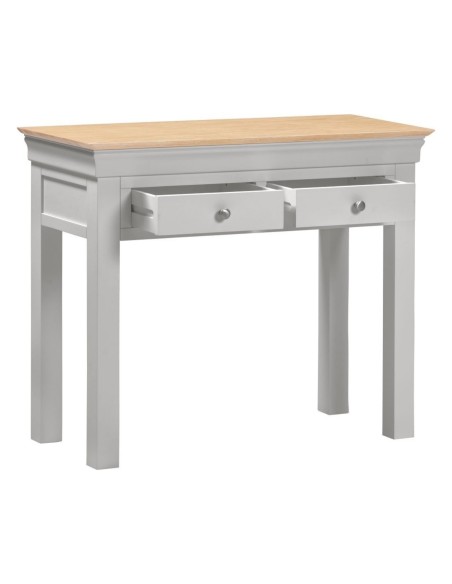 Bordeaux Console Table - Pebble Grey/Oak