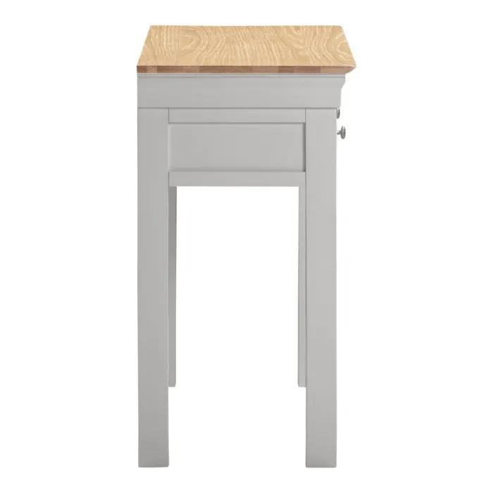 Bordeaux Console Table - Pebble Grey/Oak