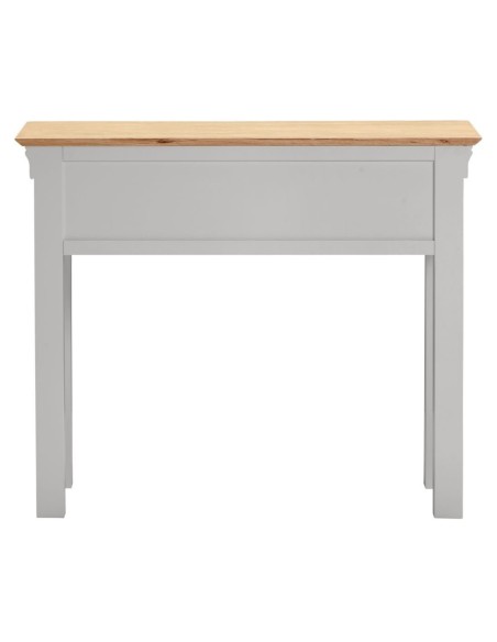 Bordeaux Console Table - Pebble Grey/Oak