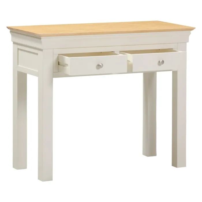 Bordeaux Console Table - Ivory/Oak