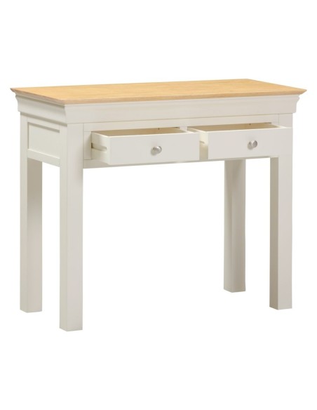 Bordeaux Console Table - Ivory/Oak