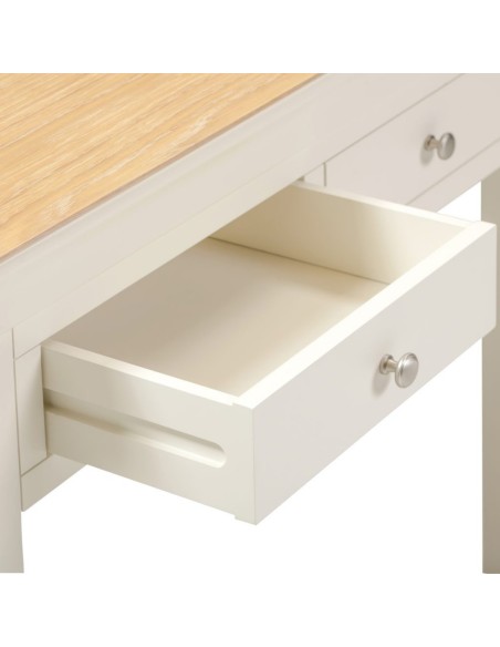 Bordeaux Console Table - Ivory/Oak