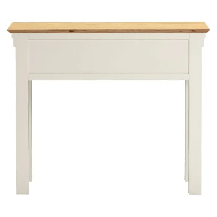 Bordeaux Console Table - Ivory/Oak