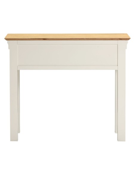 Bordeaux Console Table - Ivory/Oak