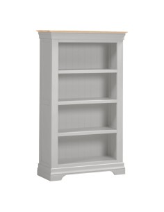 Bordeaux Bookcase - Pebble Grey/Oak 2