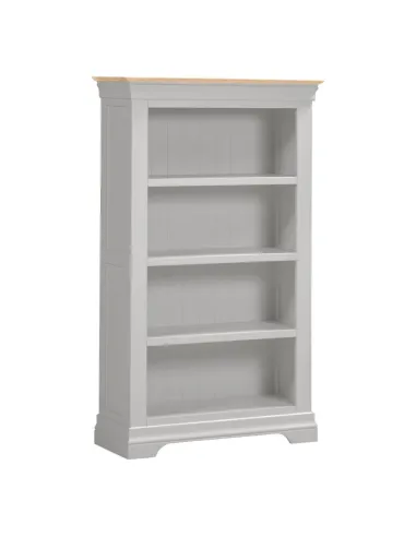 Bordeaux Bookcase - Pebble Grey/Oak