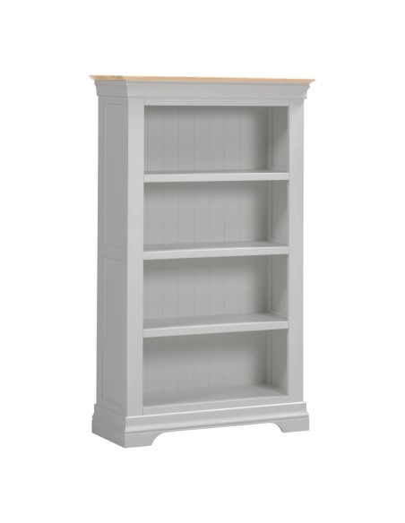 Bordeaux Bookcase - Pebble Grey/Oak