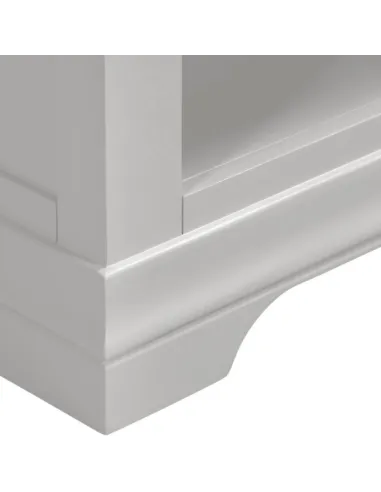 Bordeaux Bookcase - Pebble Grey/Oak