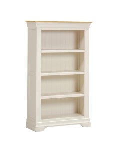 Bordeaux Bookcase - Ivory/Oak 2