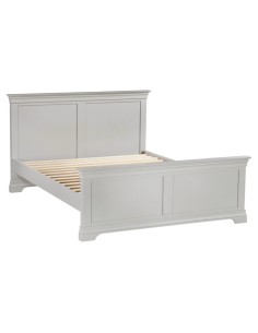 Bordeaux 5ft High End Bed - Pebble Grey 2