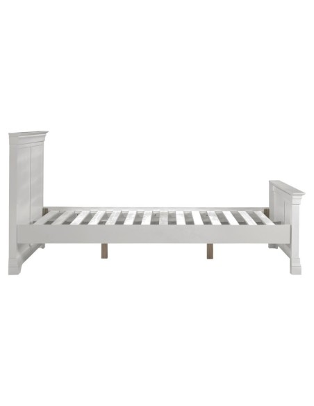 Bordeaux 5ft High End Bed - Pebble Grey