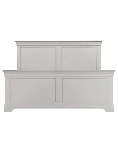 Bordeaux 5ft High End Bed - Pebble Grey