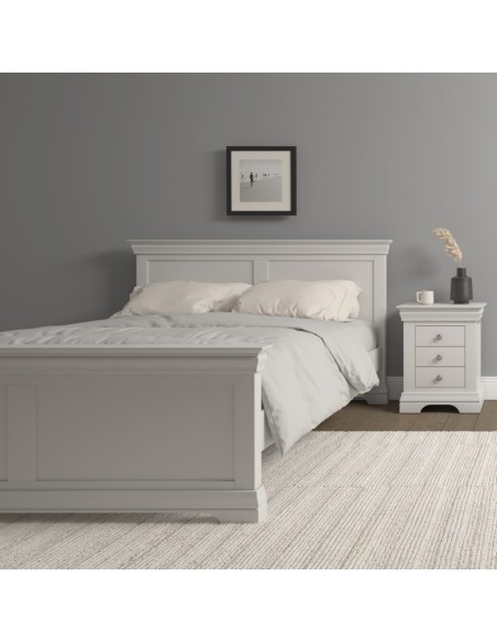 Bordeaux 5ft High End Bed - Ivory