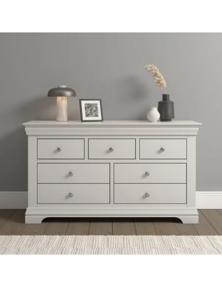 Bordeaux 3+2 Drawer Chest - Ivory