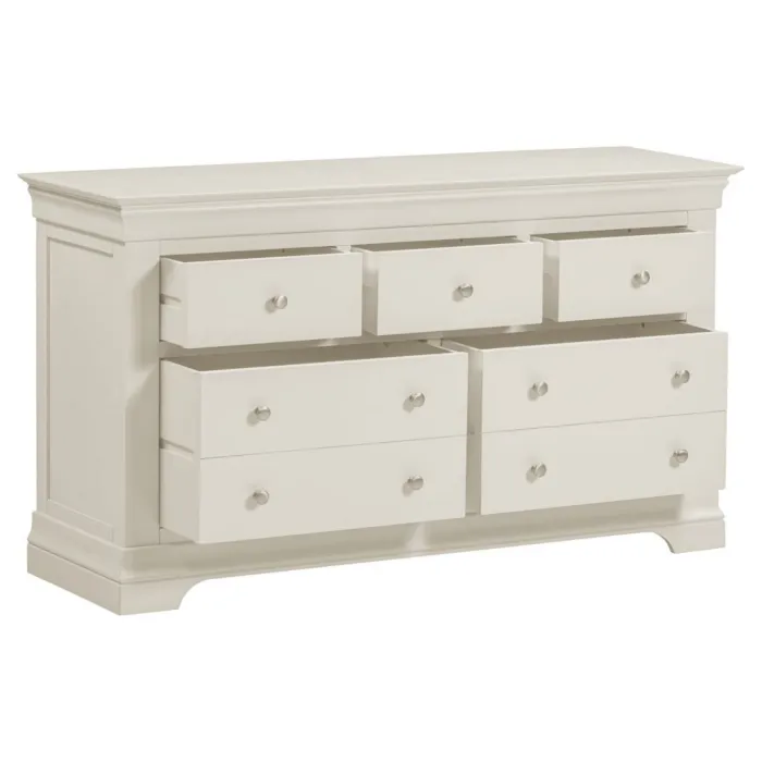 Bordeaux 3+2 Drawer Chest - Ivory