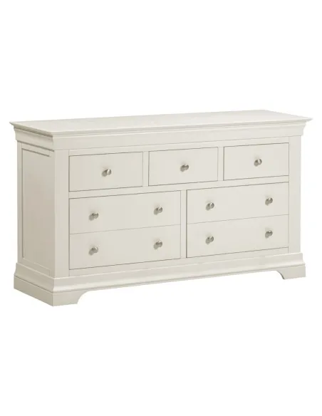 Bordeaux 3+2 Drawer Chest - Ivory