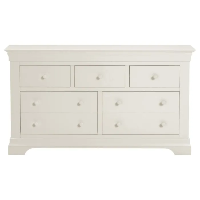 Bordeaux 3+2 Drawer Chest - Ivory