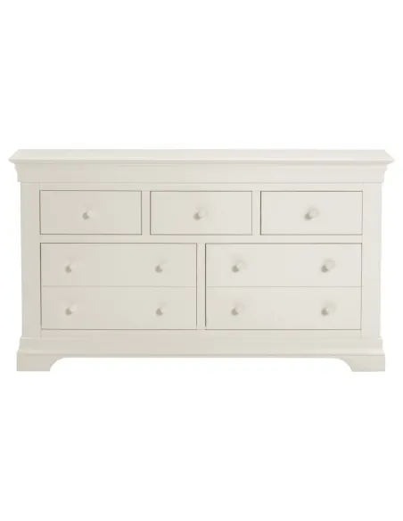 Bordeaux 3+2 Drawer Chest - Ivory