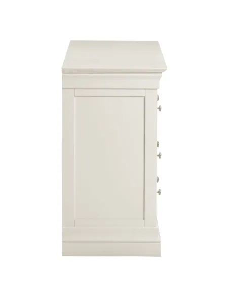 Bordeaux 3+2 Drawer Chest - Ivory