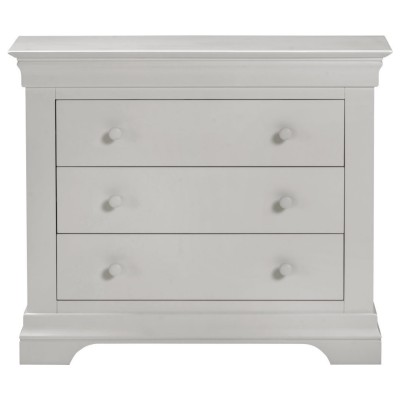 Bordeaux 3 Drawer Chest - Pebble Grey
