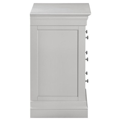 Bordeaux 3 Drawer Chest - Pebble Grey