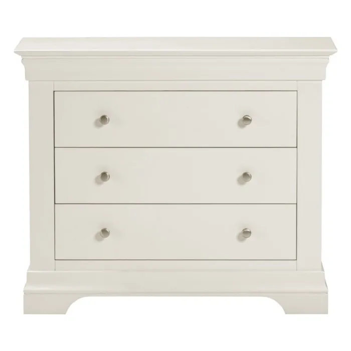 Bordeaux 3 Drawer Chest - Ivory