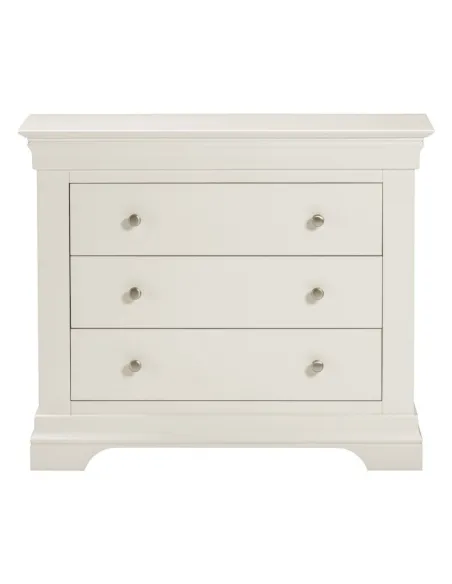 Bordeaux 3 Drawer Chest - Ivory
