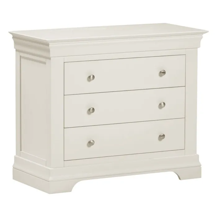 Bordeaux 3 Drawer Chest - Ivory