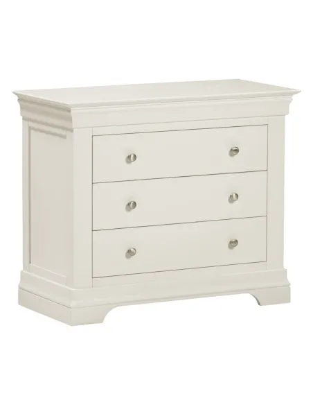 Bordeaux 3 Drawer Chest - Ivory
