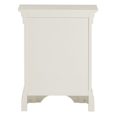 Bordeaux 3 Drawer Bedside Locker - Ivory